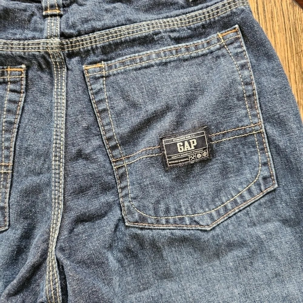 Gap Super Loose Dark Wash Straight Cut Jeans Size Boy's 10